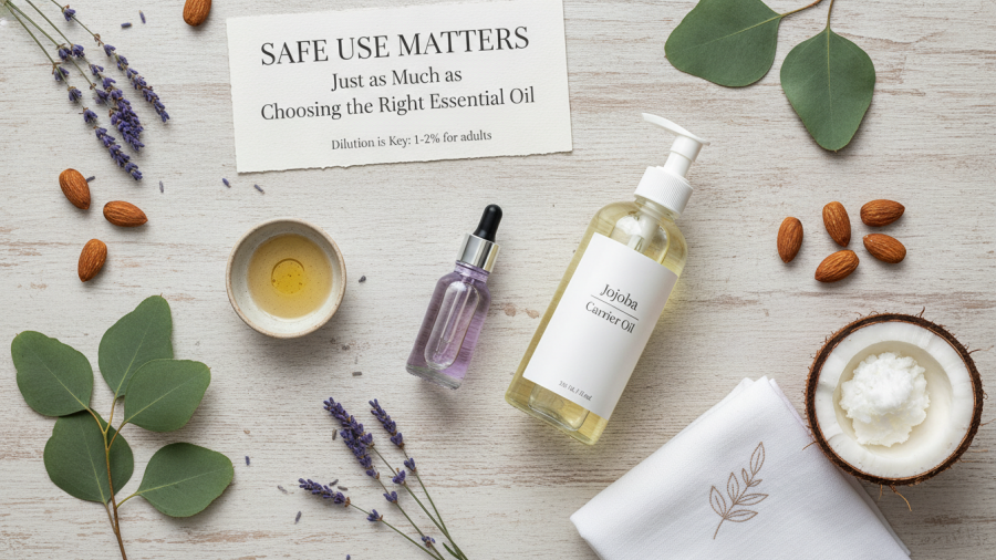 Choosing the right essential oils for sore muscles ensures safe, holistic recovery.