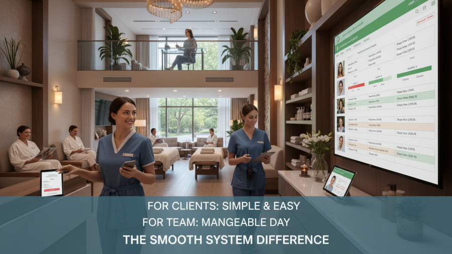 Experience seamless appointments with the best spa management software.