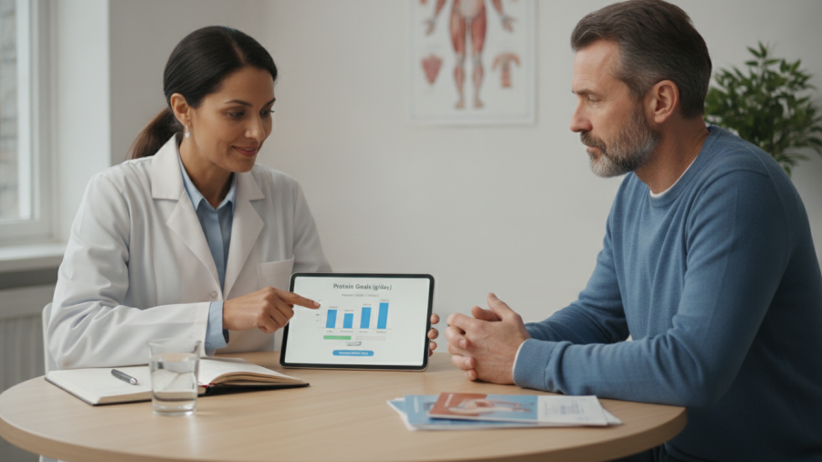 Dietician discusses protein needs for health, focusing on individualized health care.