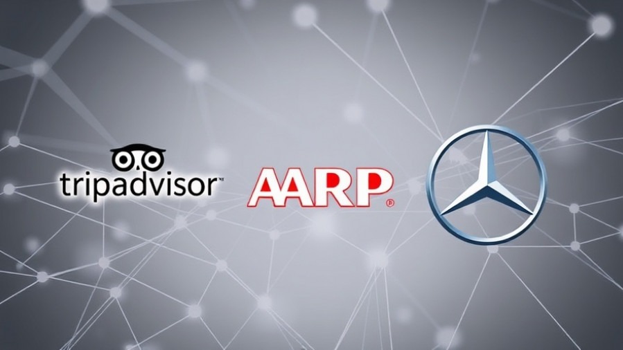 Three brand logos on abstract lines, illustrating content pillars in brand engagement.