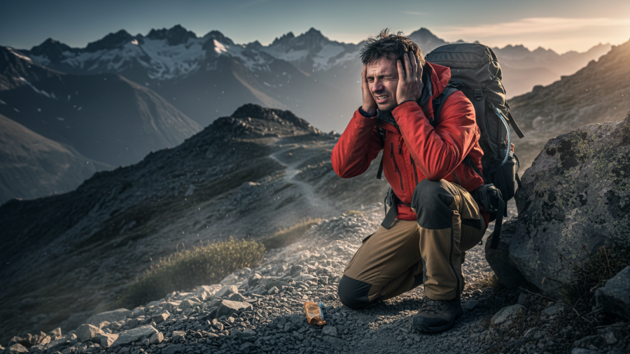 Adjusting to higher altitudes: body fatigue and muscle tension.