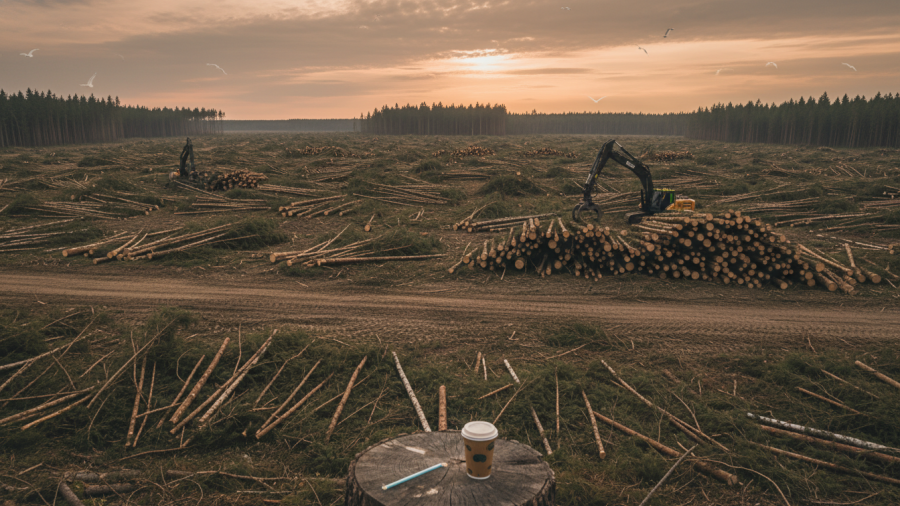 Explore the beauty of nature while choosing eco-friendly toilet paper.