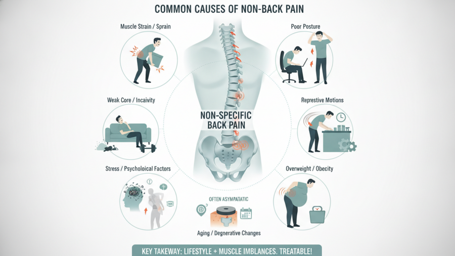 Common causes of back pain after 50 and natural improvement methods.