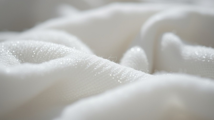 Close-up of synthetic fibers highlighting harmful bedding, contrasting sustainable bedding options.