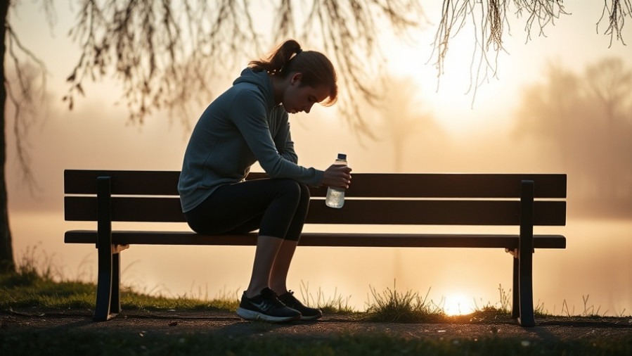 Young professional reflecting on benefits of magnesium near American River.