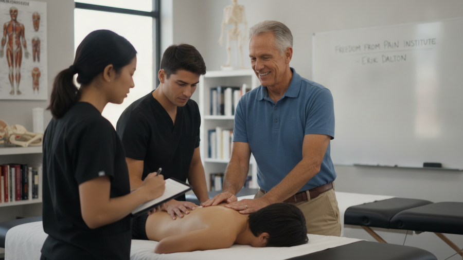 Erik Dalton's legacy in massage therapy and Myoskeletal Alignment Techniques.