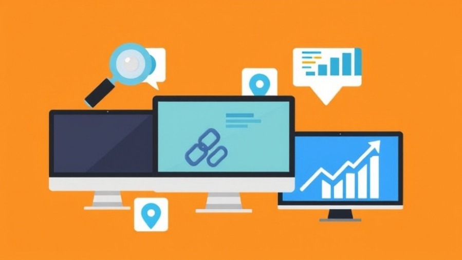 Collage of SEO analysis tools showcasing metrics, trends, and insights for digital marketing.