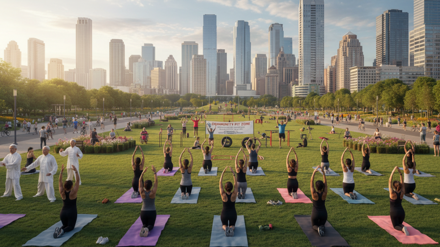 Green exercise: community outdoor yoga and fitness groups in Sacramento combat loneliness.