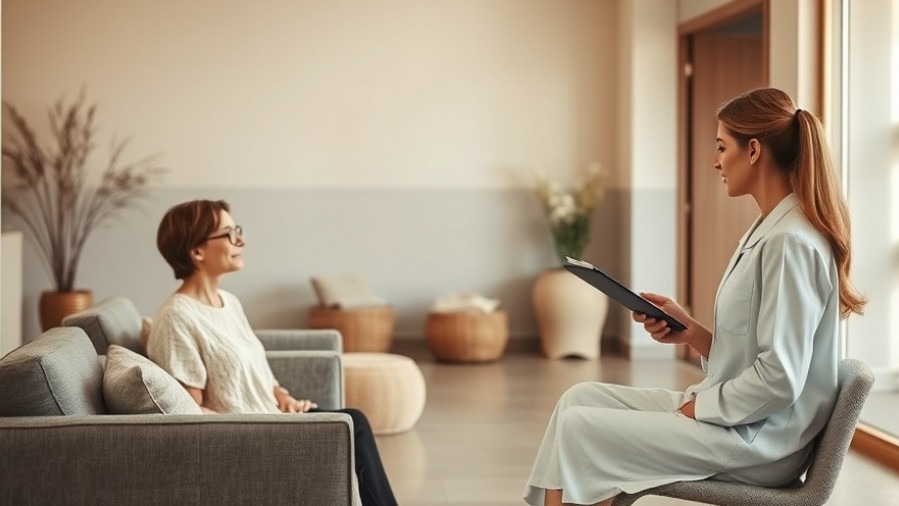Calm spa reception area with natural light, welcoming atmosphere, and attentive service.