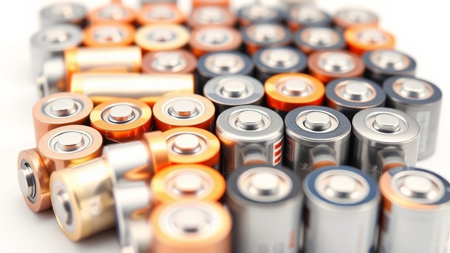 Close-up of single-use batteries showcasing battery recycling options for sustainable living.