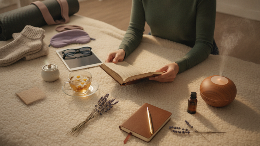Small evening habits for better rest without alcohol's impact on sleep quality.