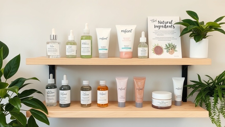 Eco-friendly skincare display promoting customer loyalty and engagement.