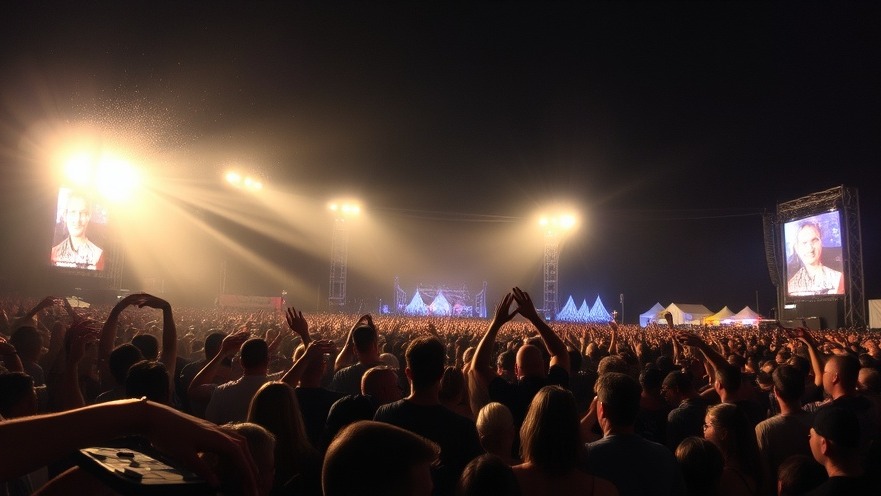 Generations connect through music at Aftershock festival, united by energy and vinyl.