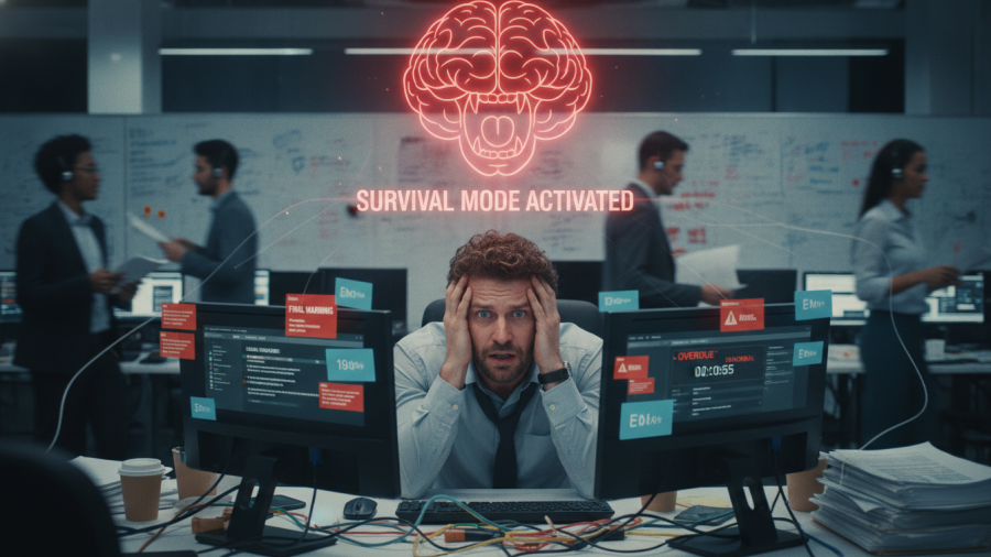Understanding why feeling overwhelmed makes simple tasks impossible.