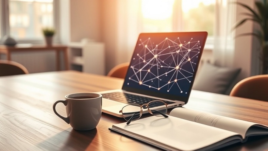 Modern workspace with AI interface, illustrating Remote Labor Index and AI automation.