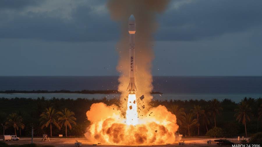 Elon Musk's entrepreneurial risk and leadership lessons from early SpaceX failures.