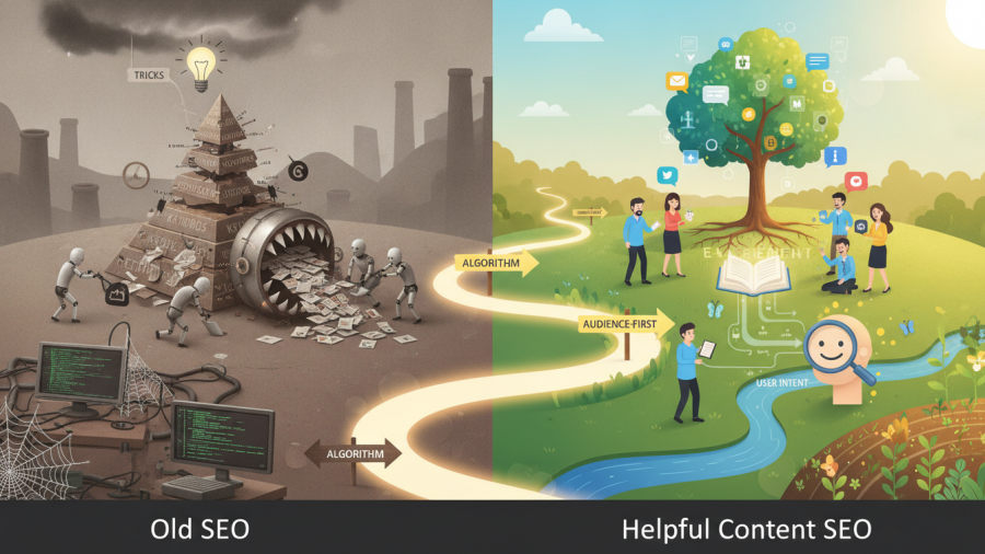 How helpful content is transforming spa SEO strategy for success.