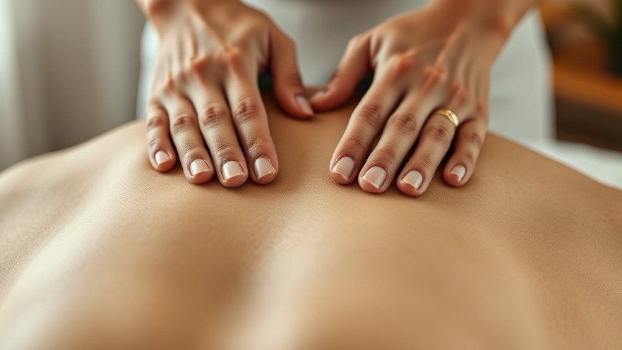 Calming massage close-up, skilled hands easing tension in a serene atmosphere.