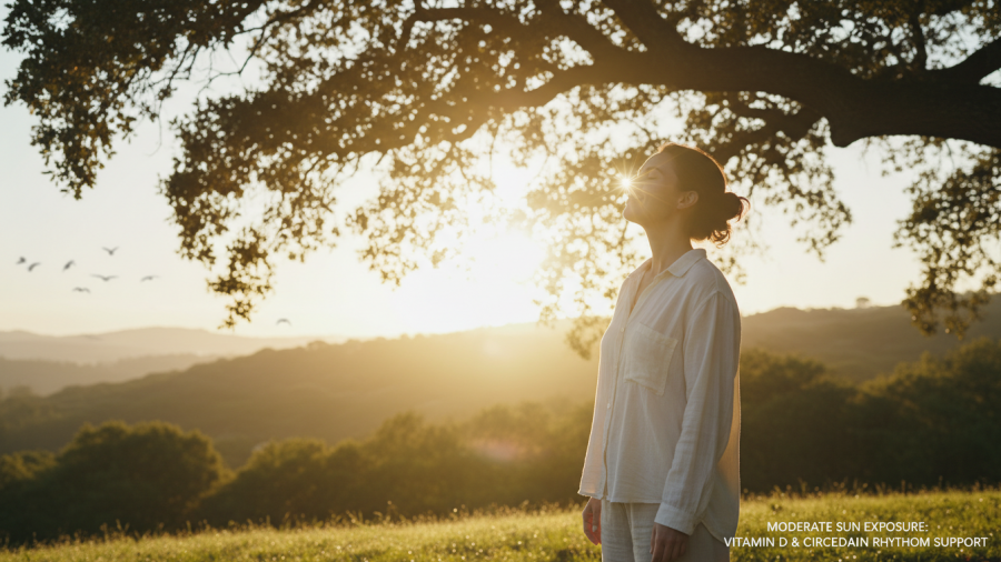 Moderate sun exposure supports vitamin D levels and holistic health in Sacramento.