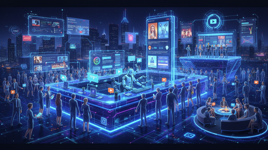 Social media strategy for brand engagement on digital platforms.