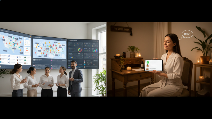 Streamline online reputation management for spas with review requests and dashboards.