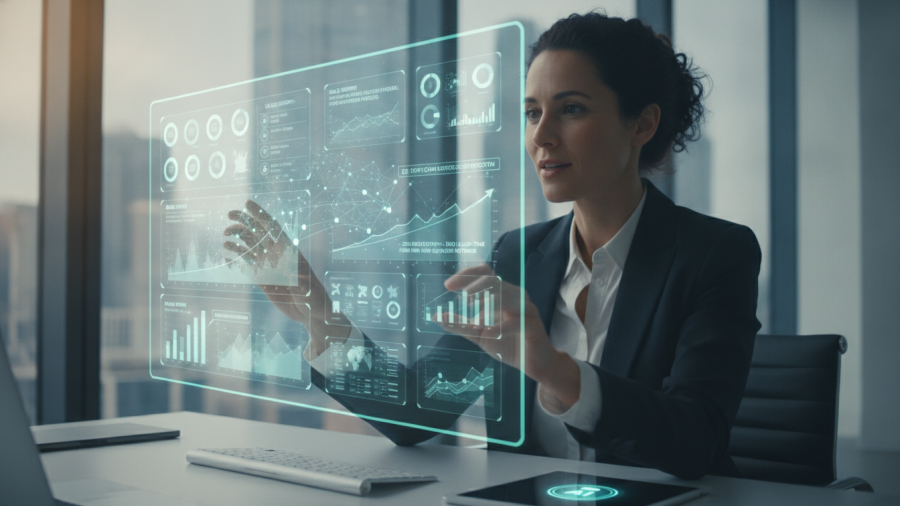 AI business partner for spas revealing hidden trends from data insights.