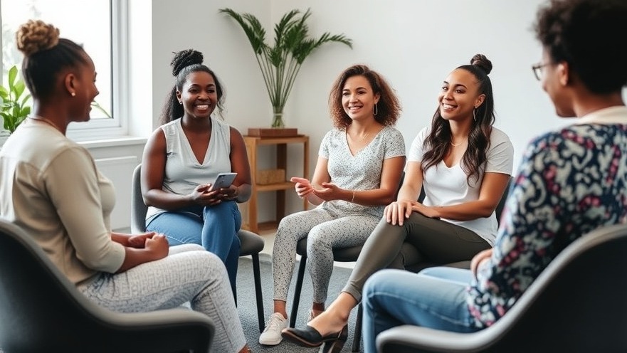 A diverse spa team engaged in transparent communication during a meeting.