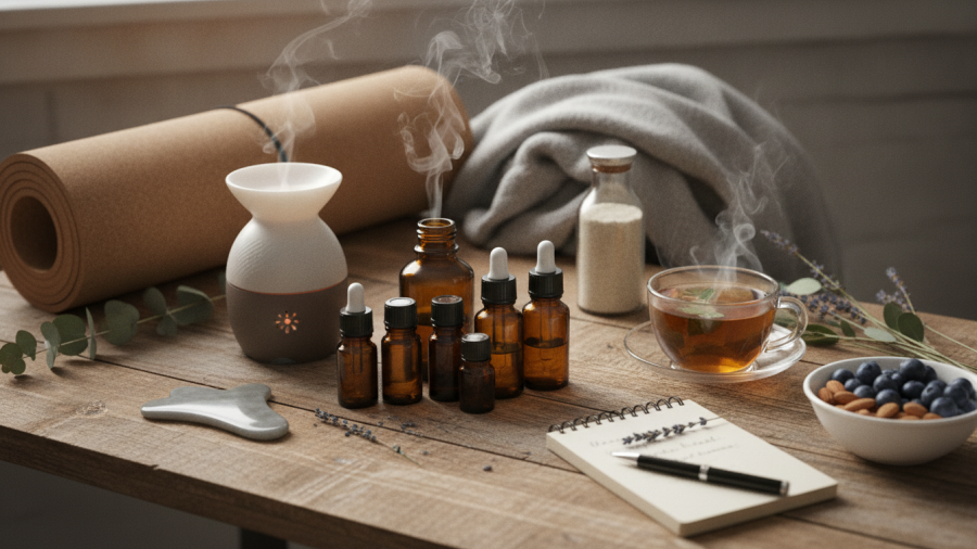 Enhance natural muscle recovery with essential oils for sore muscles.