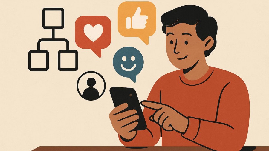 Genuine interaction rewards on evolving algorithms in social media.