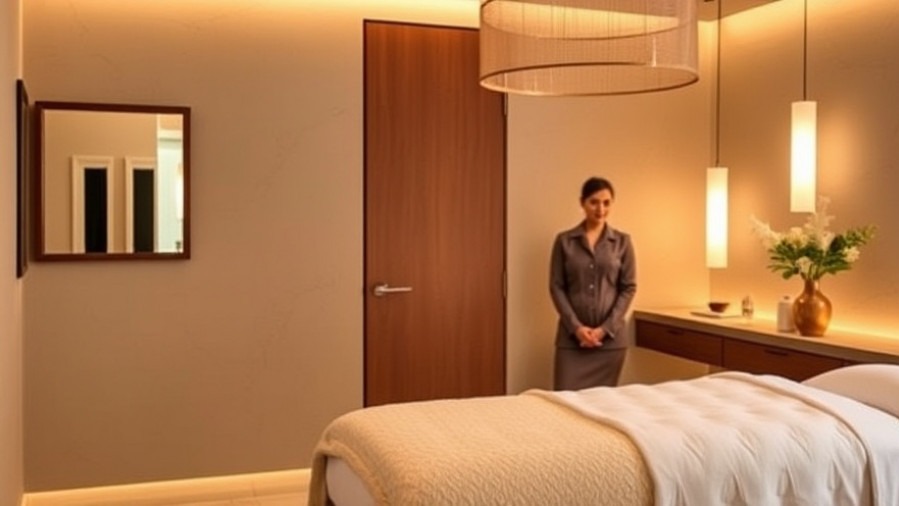 Stylish bamboo spa uniforms enhance the tranquil spa atmosphere naturally.