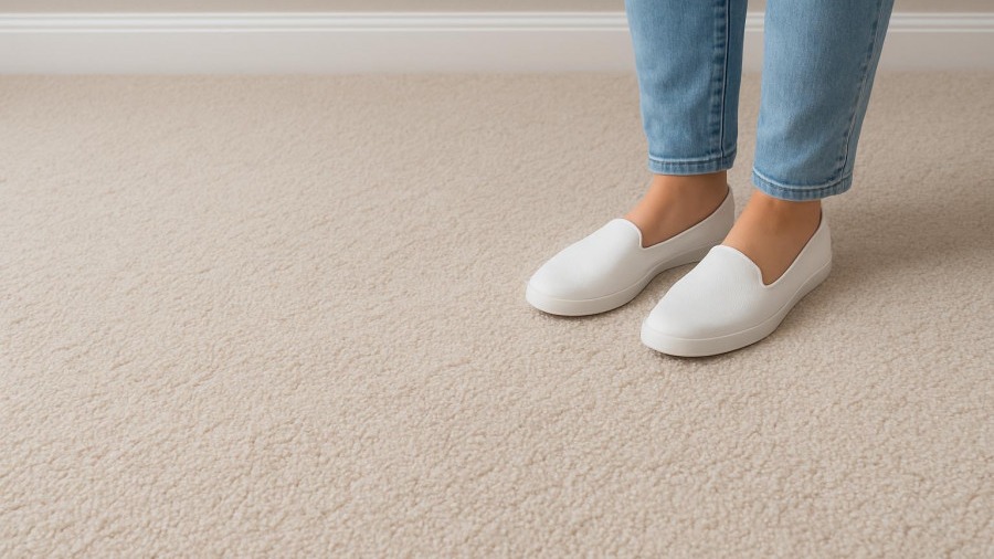 Eco-friendly cleaning with a natural carpet cleaner for soft, fresh carpets.