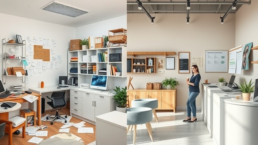 Before-and-after spa office showing how AI tools automate spa tasks and streamline operations.