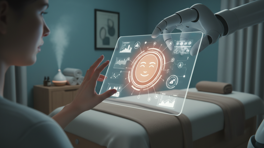 Balancing automation and personalization in spa marketing for client trust.