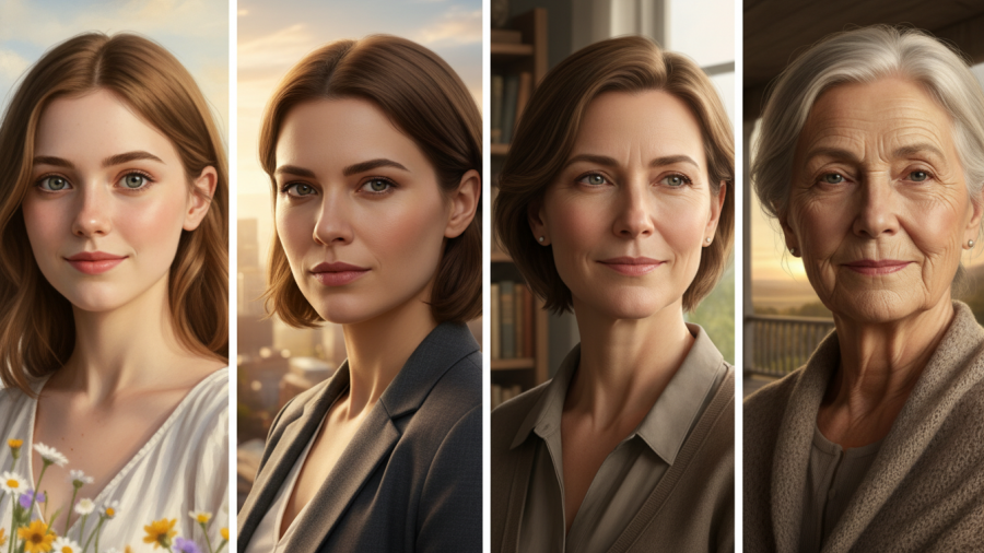 Emotional journey of women embracing a sustainable lifestyle in an eco-friendly cabin.