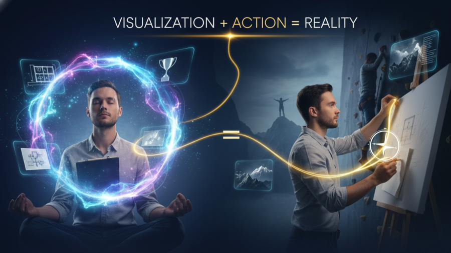 Visualization for success: empowering personal growth through actionable self-reflection techniques.