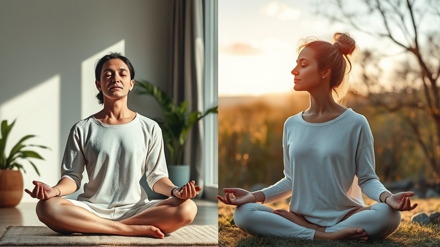 Transcendental Meditation benefits: indoor stillness vs outdoor mindfulness practices.