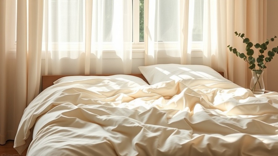 Eco-friendly comforter on an organic cotton bed, featuring non-toxic bedding.