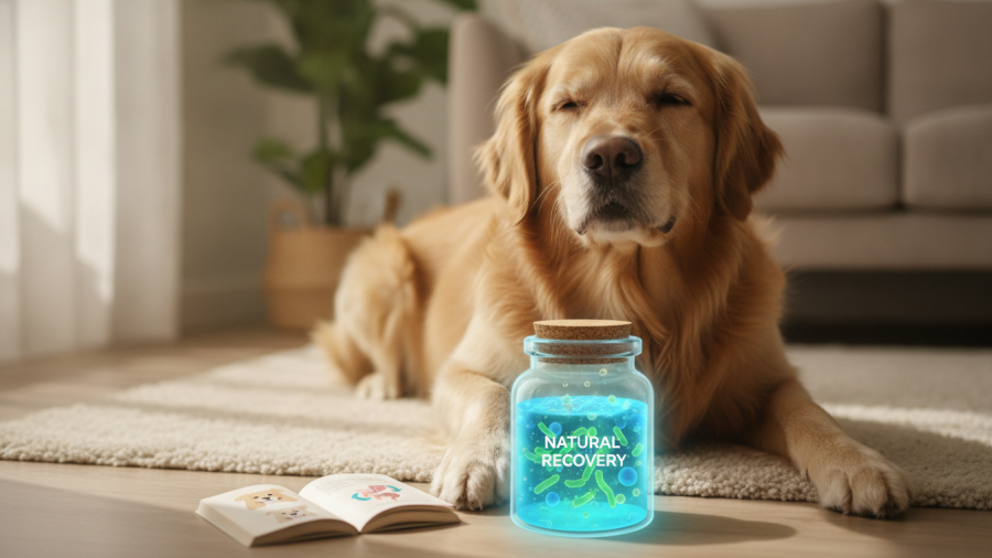 Understanding dog gut health after antibiotics and the role of probiotics.