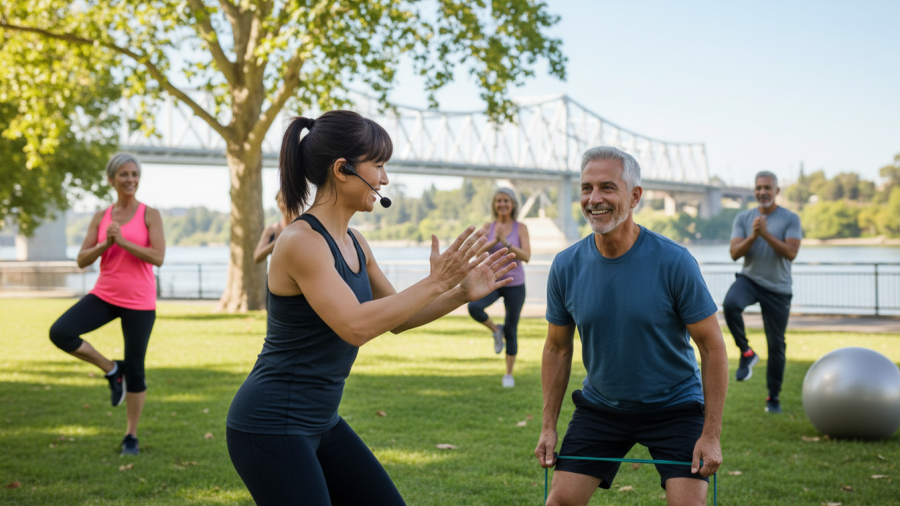 Wellness fitness coaching in Sacramento enhances mobility and strength for adults over 50.