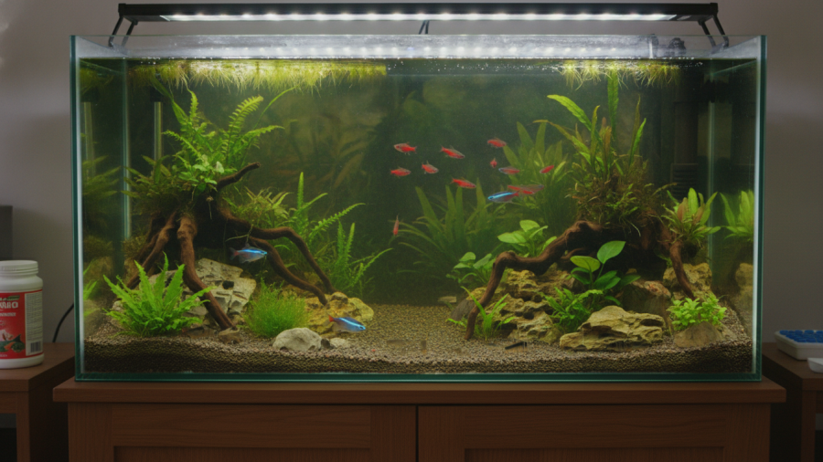 Avoid beginner aquarium mistakes for healthy fish with good water quality.