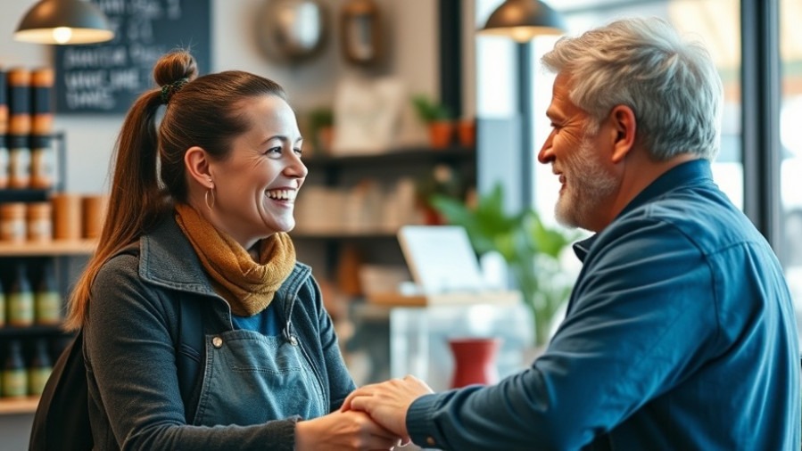 Small business owner enhancing content marketing strategy through brand storytelling and emotional engagement.