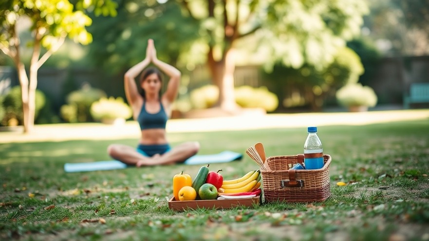 Individual practicing yoga in a serene setting, showcasing healthy lifestyle tips.