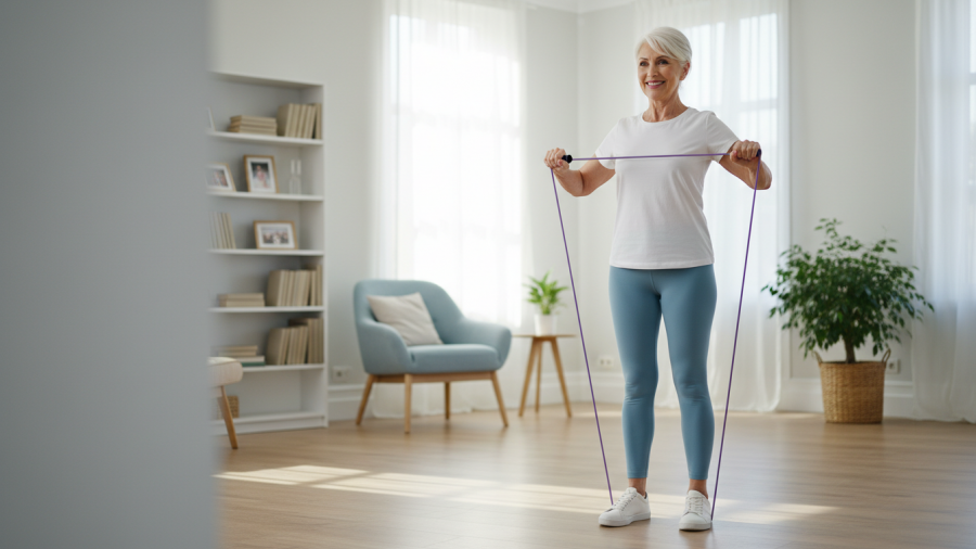 Strength training for core control enhances fitness fusion and injury prevention.