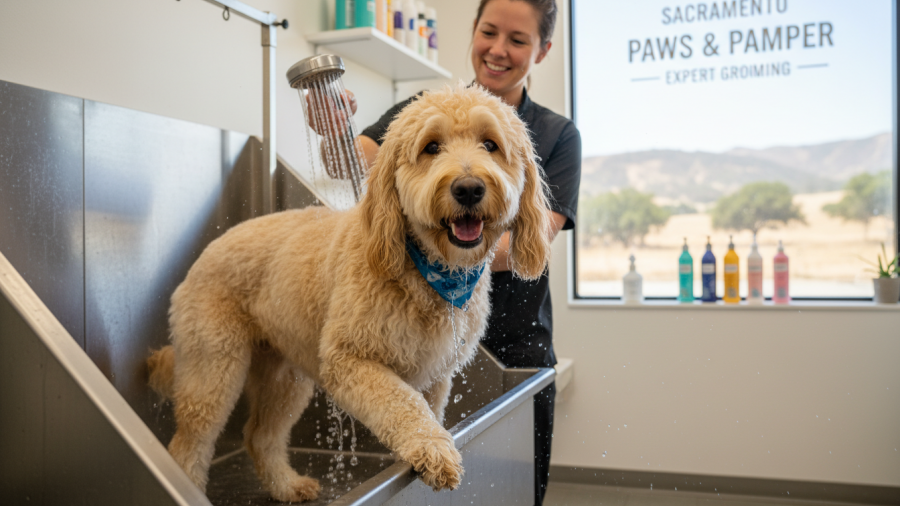At-home dog grooming in Sacramento: essential tools for health and comfort.