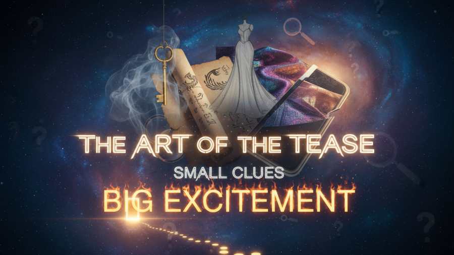 The Art of the Tease: Small clues create big excitement in storytelling.