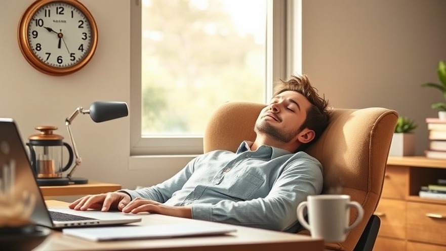 Cozy office scene showing afternoon naps to enhance cognitive function and optimize sleep.