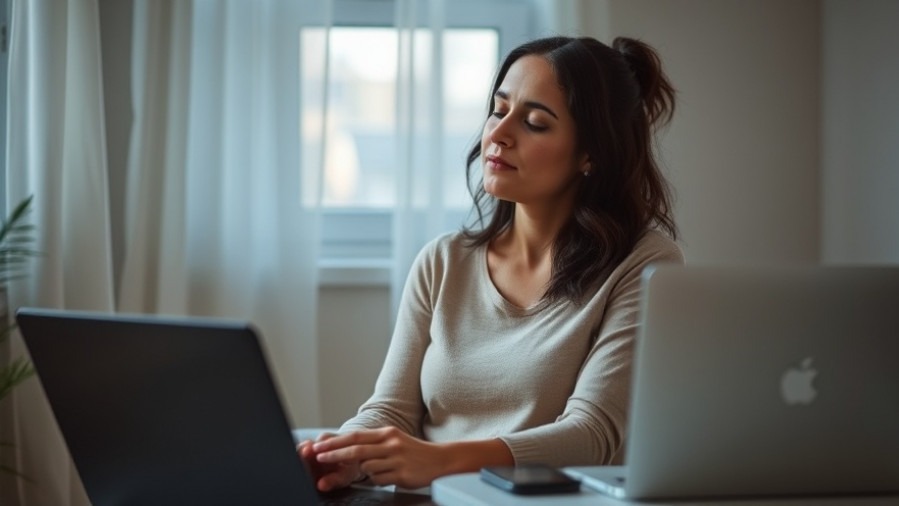 Reflective moment of a woman in low-intensity cardio for endurance training.