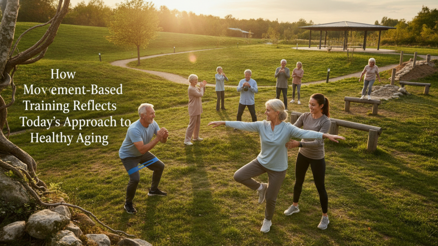 Movement-based training for healthy aging in Sacramento, focusing on wellness and mobility.