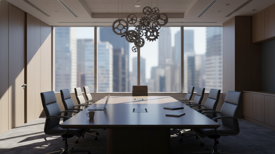 Demonstrating team cohesion and trust in leadership among wellness professionals.