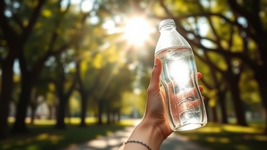 Person walking in Capitol Park, promoting hydration and nutrition for kidney health.